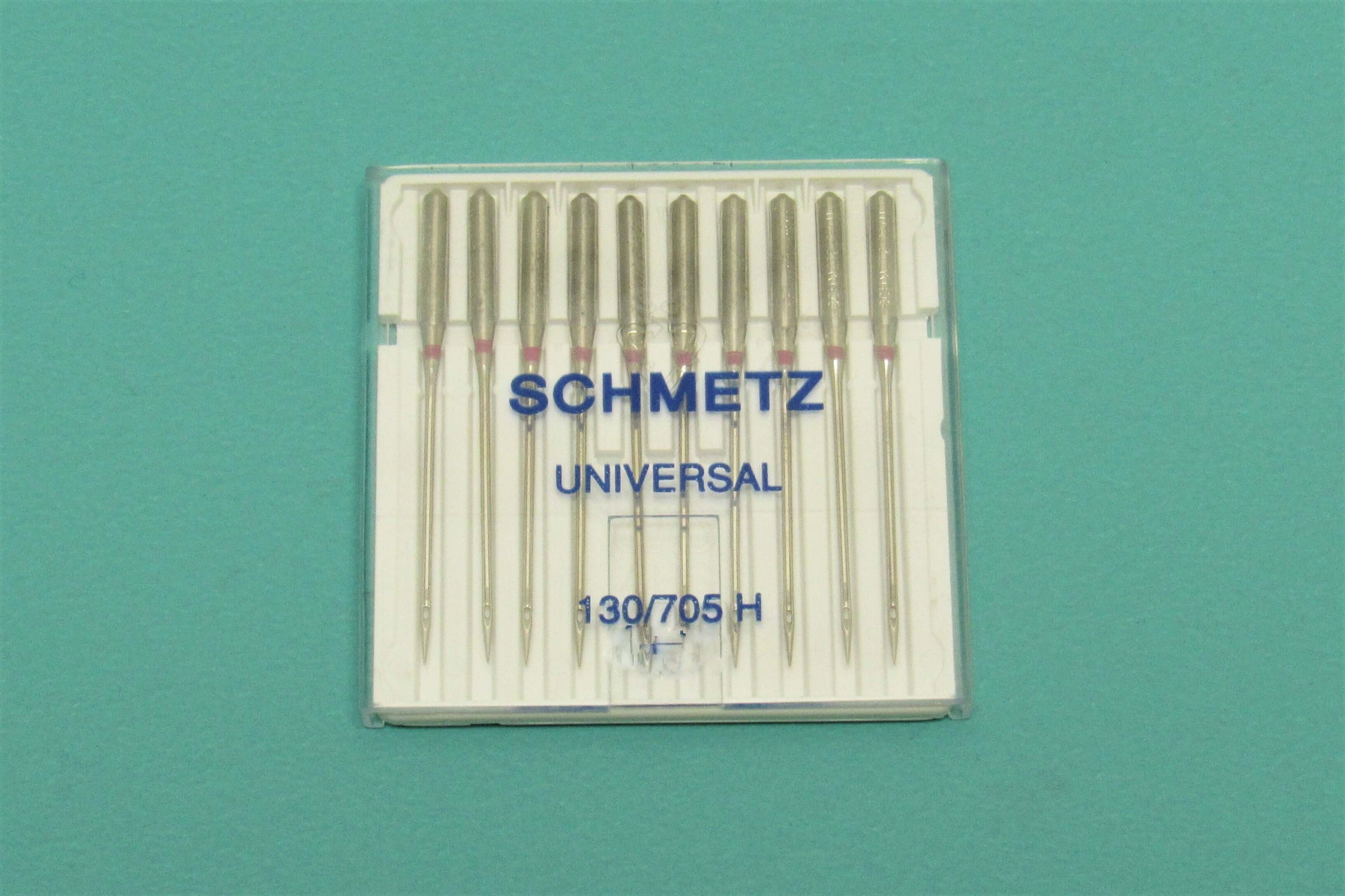 Schmetz Sewing Machine Needles 15x1 Available in size 8, 9, 10, 11, 12, 14, 16, 18 (10 pack)