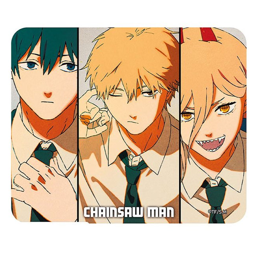 Mousepad Flexibil Chainsaw Man - Denji, Aki & Power