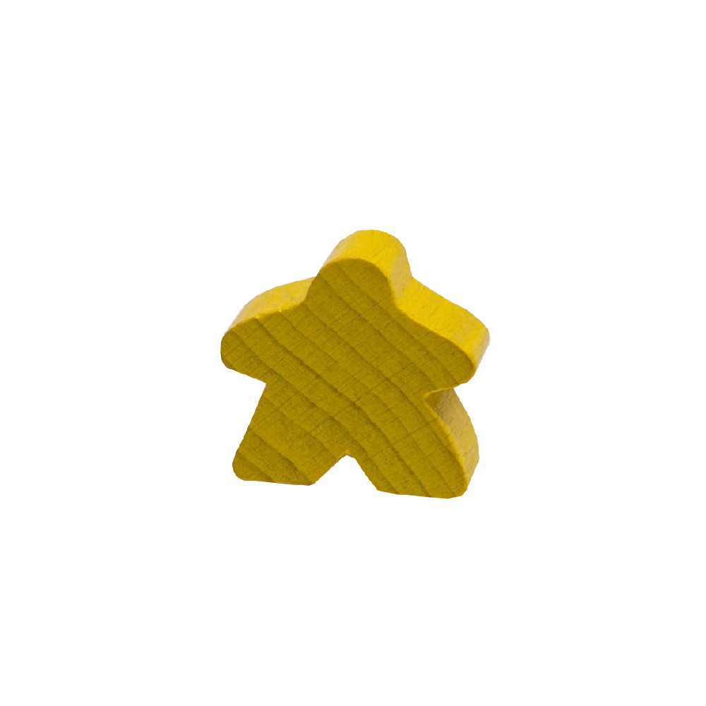 Carcassonne Meeples Big - Galben