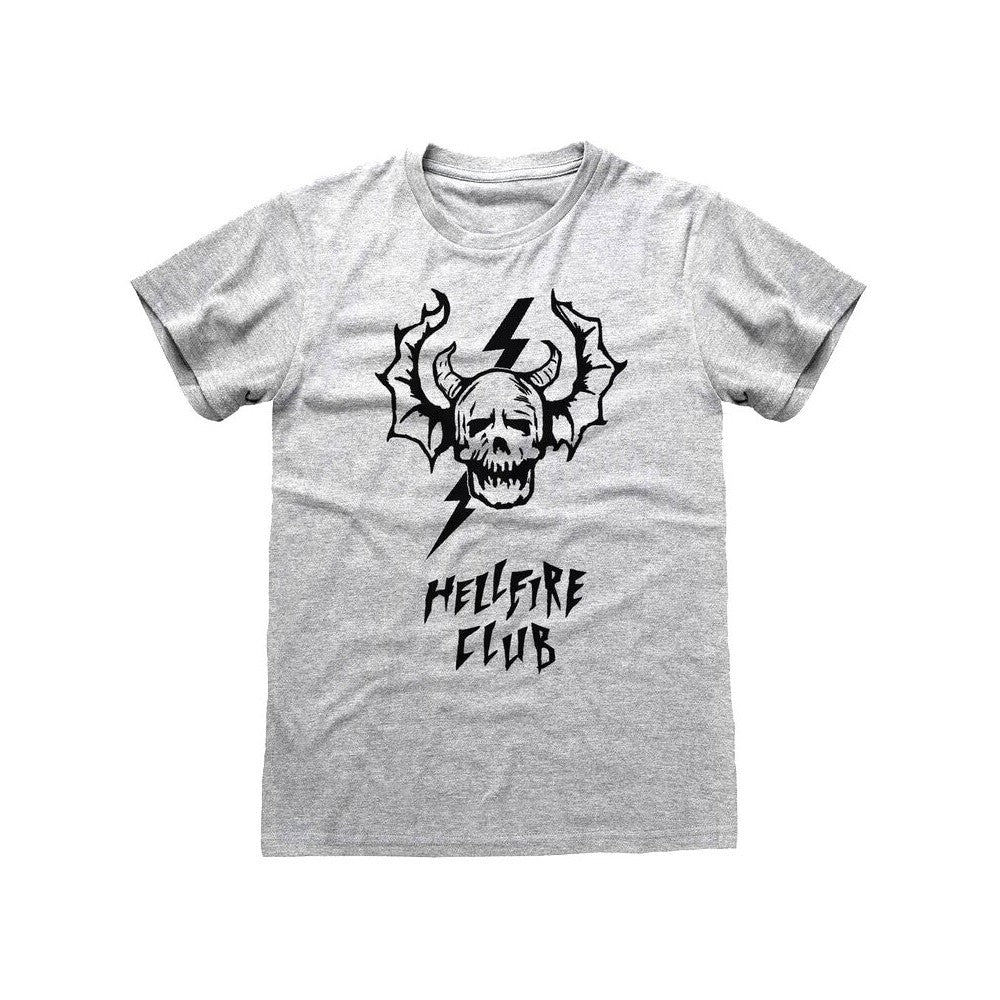 Tricou Stranger Things Hellfire Skull - S