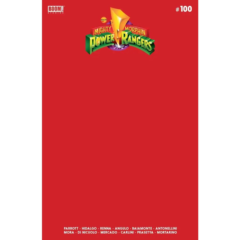 Mighty Morphin Power Rangers 100 - Coperta D