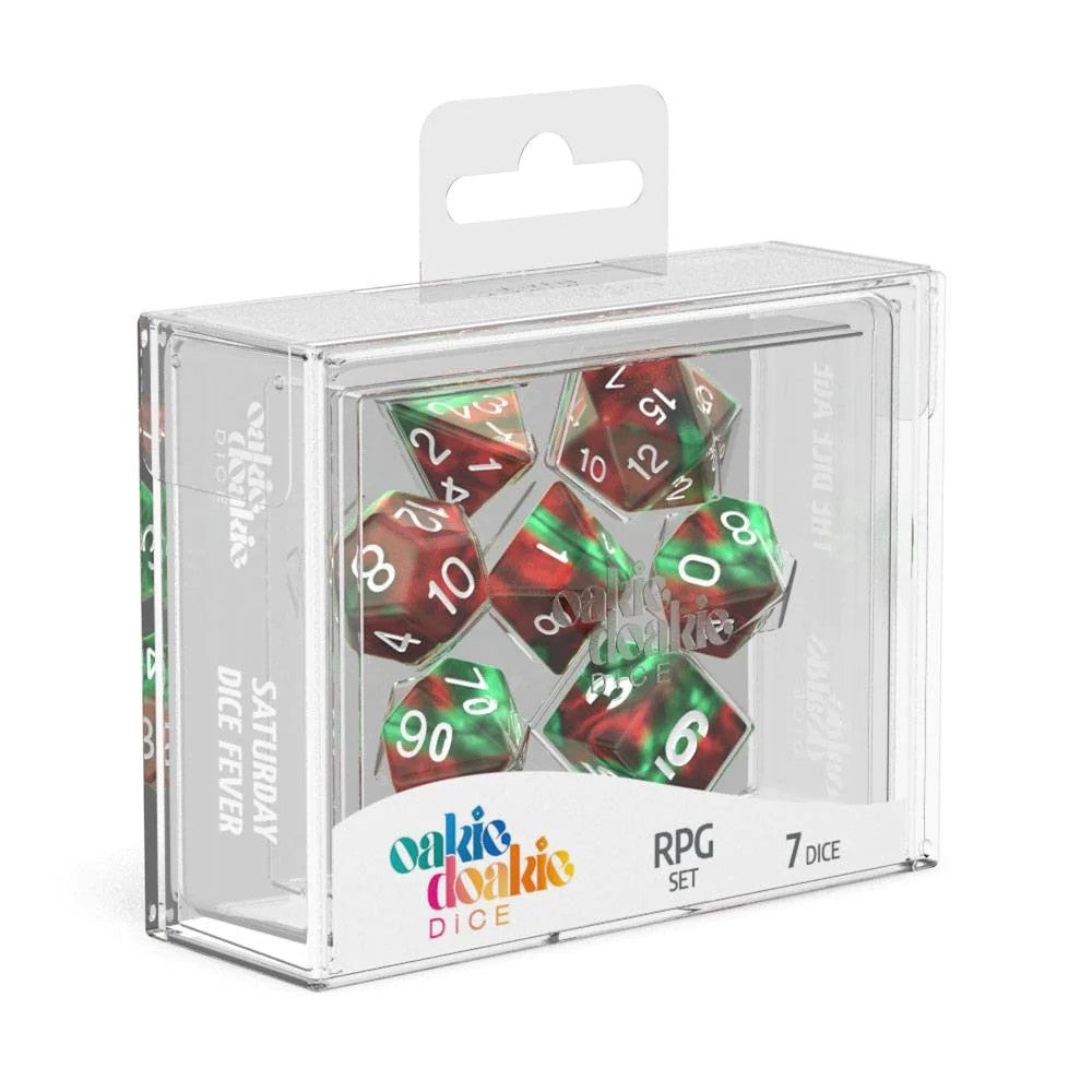 Set Zaruri Oakie Doakie Dice RPG Set Gemidice (7) - Bloody Jungle