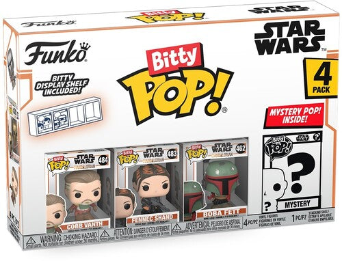 Set 4 Mini Figurine Bitty POP: Mandalorian 4PK - Marshal