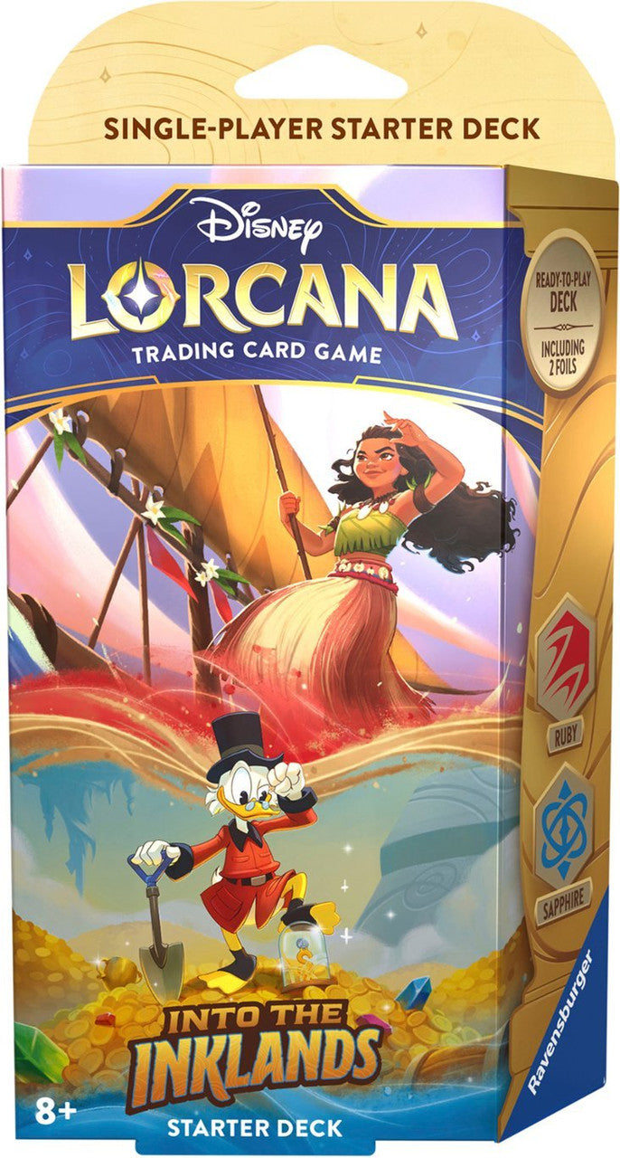 Lorcana TCG: Into the Inklands Starter Deck - Moana and Scrooge McDuck