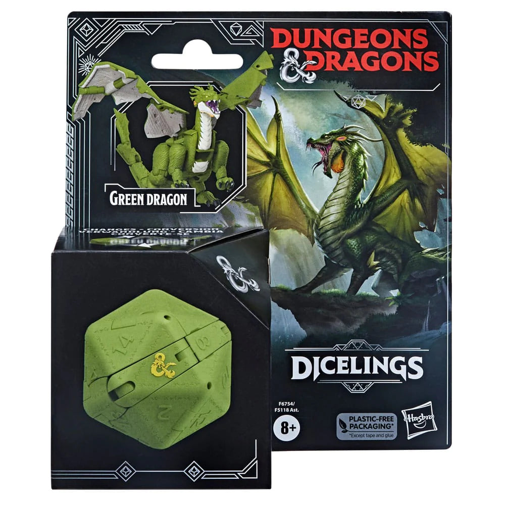 Figurina Articulata Dungeons & Dragons Dicelings Green Dragon