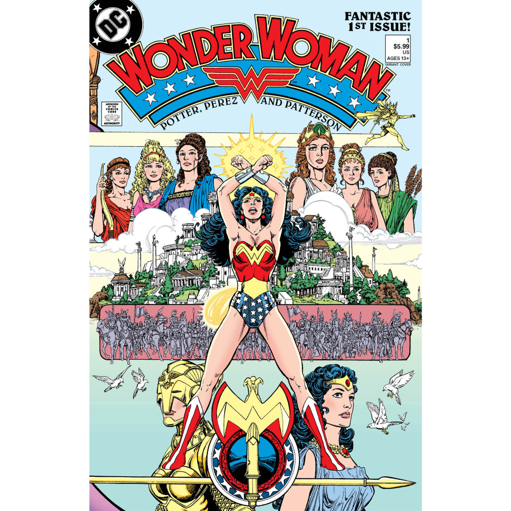 Wonder Woman (1987) 01 Facsimile Edition Perez Foil