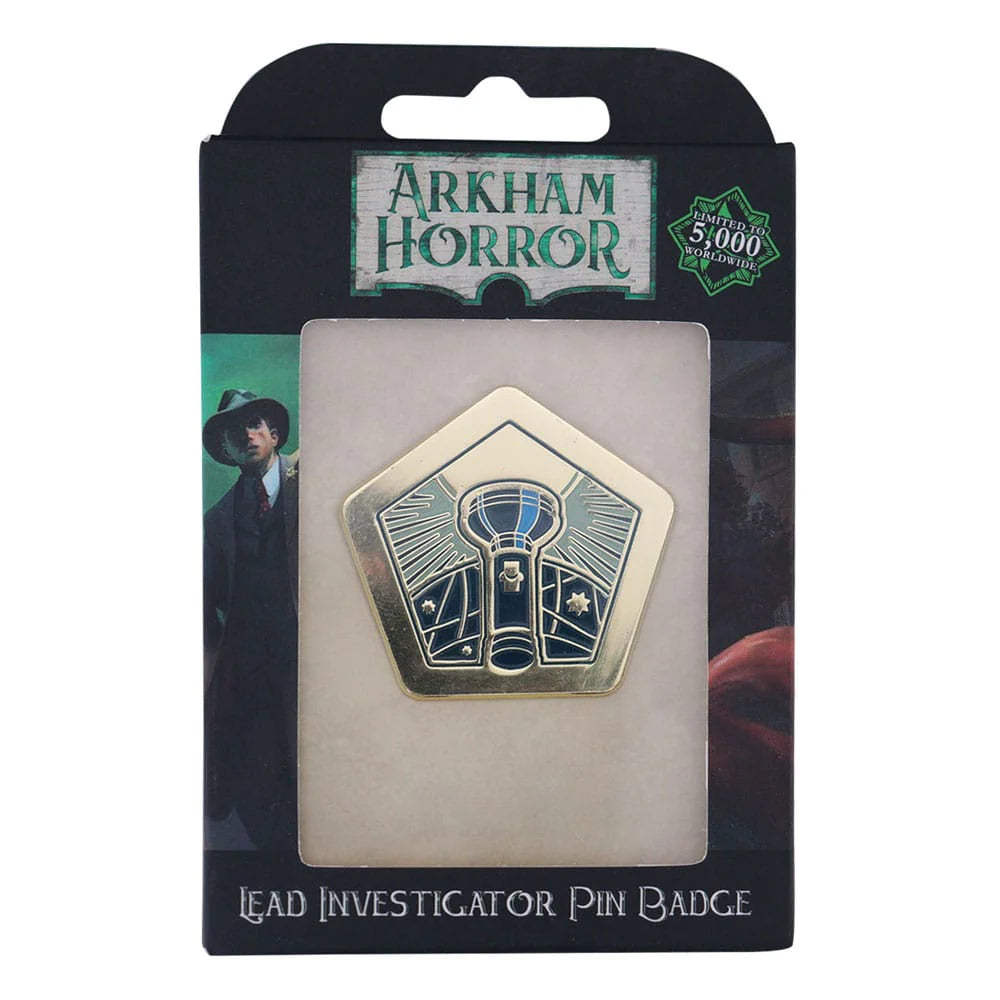 Replica Arkham Horror Limited Edition Lead Investigator Pin Badge