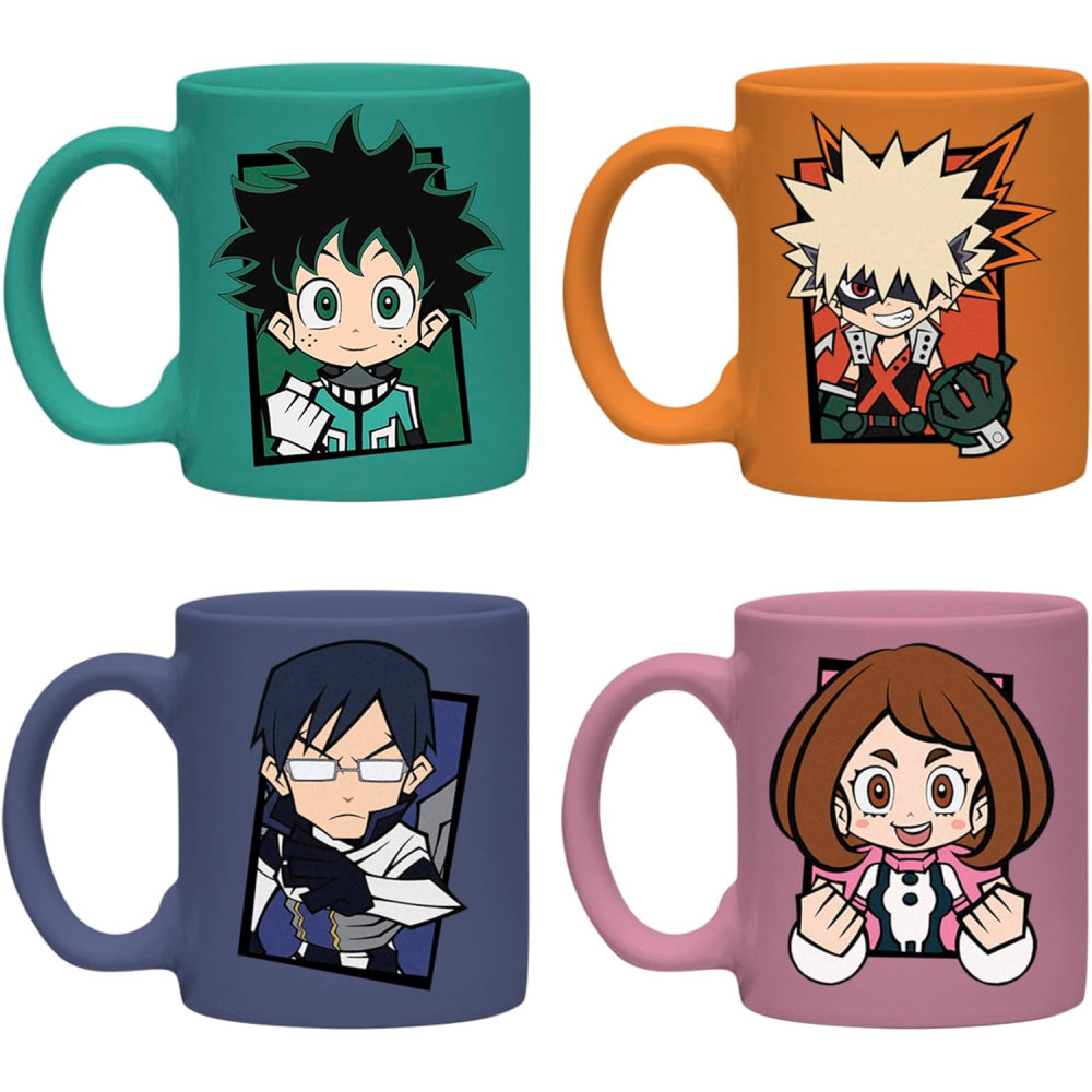 Set 4 Cani Espresso My Hero Academia - Chibi