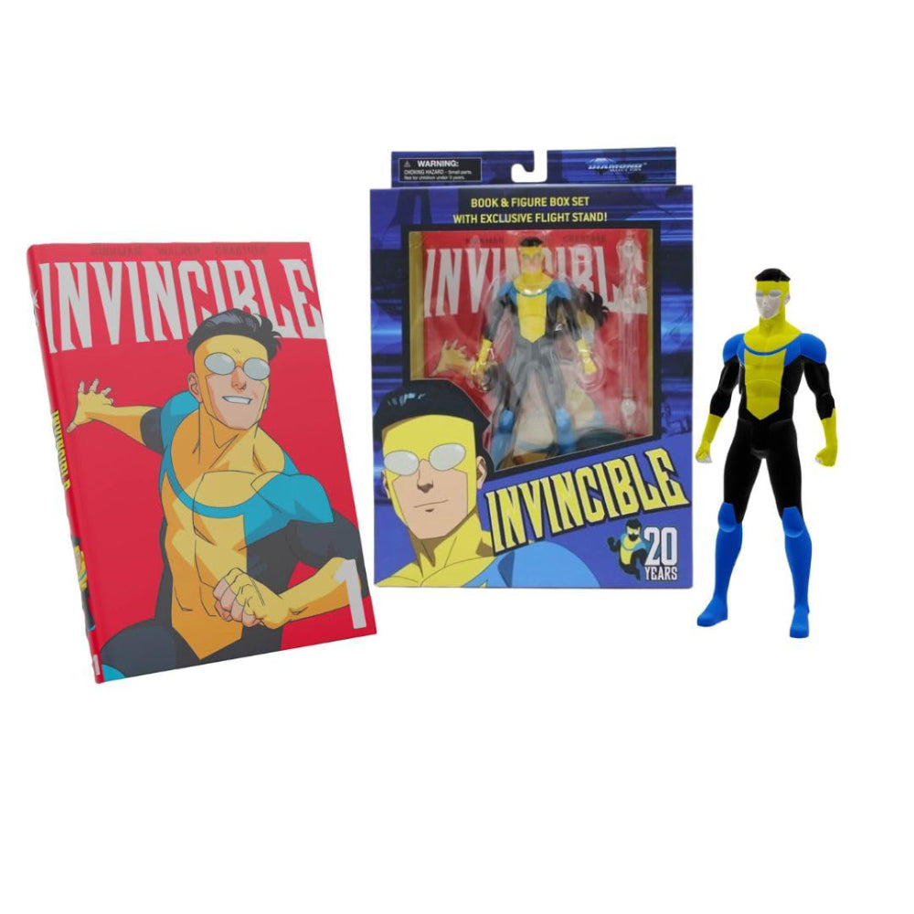 Set Figurina Articulata si Comic Book Invincible Px Exc