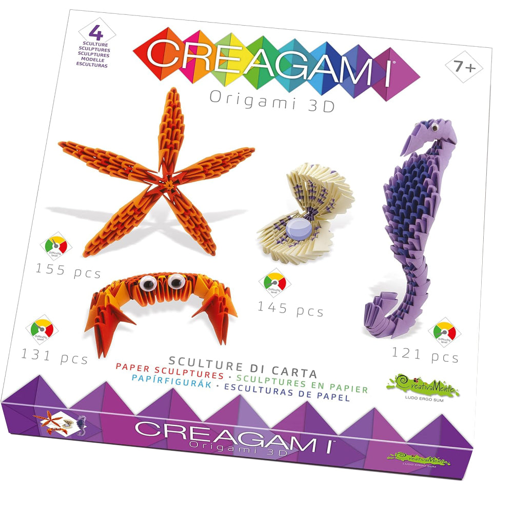 Origami 3D Creagami - Set animale marine 552 piese
