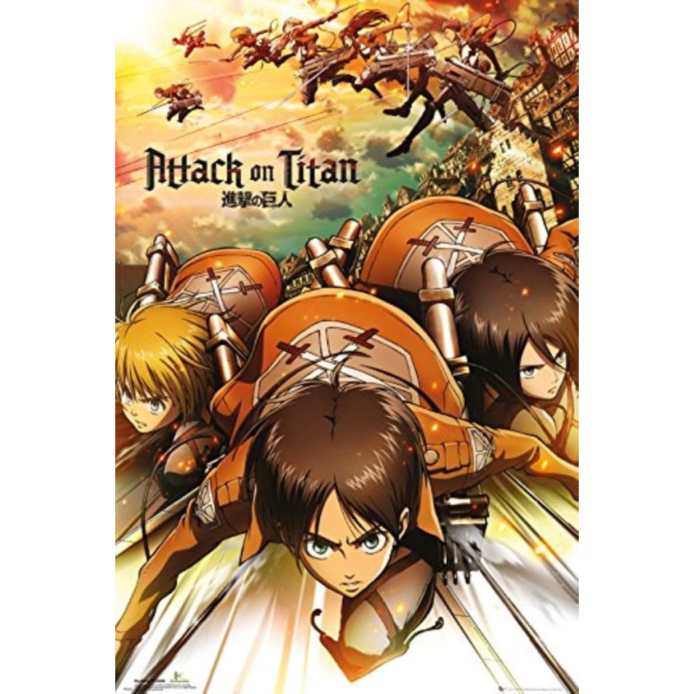 Poster Maxi Attack on Titan - 91.5x61 - Attack