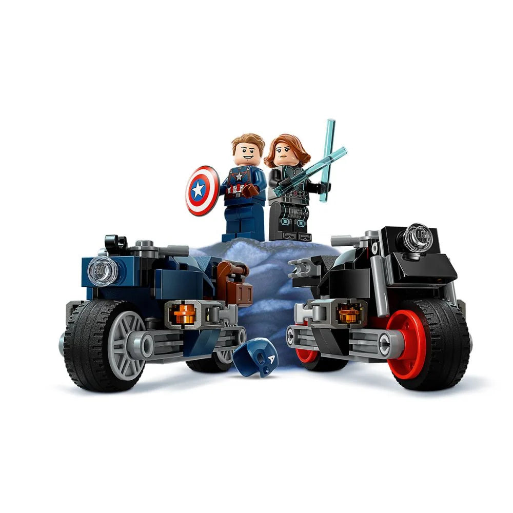 Lego Super Heroes Motocicletele lui Black Widow si Captain America 76260