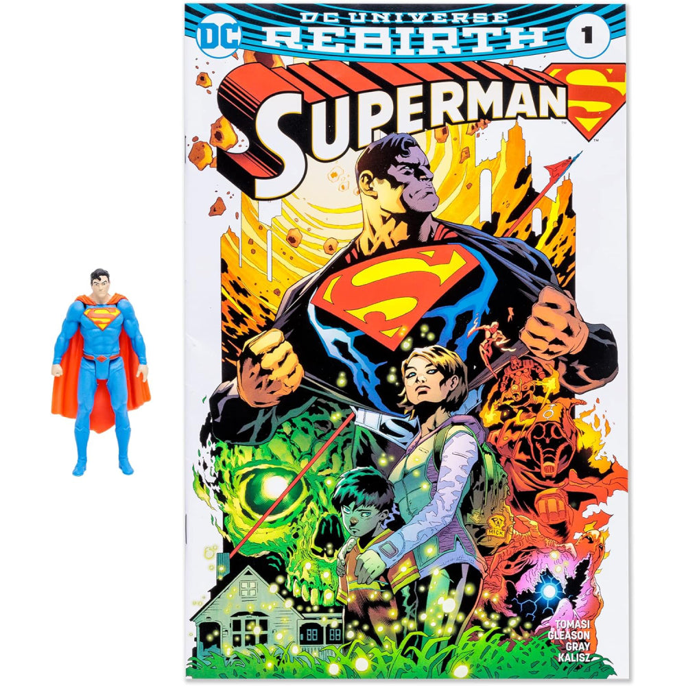 Figurina Articulata DC Page Punchers Superman (Rebirth) 8 cm