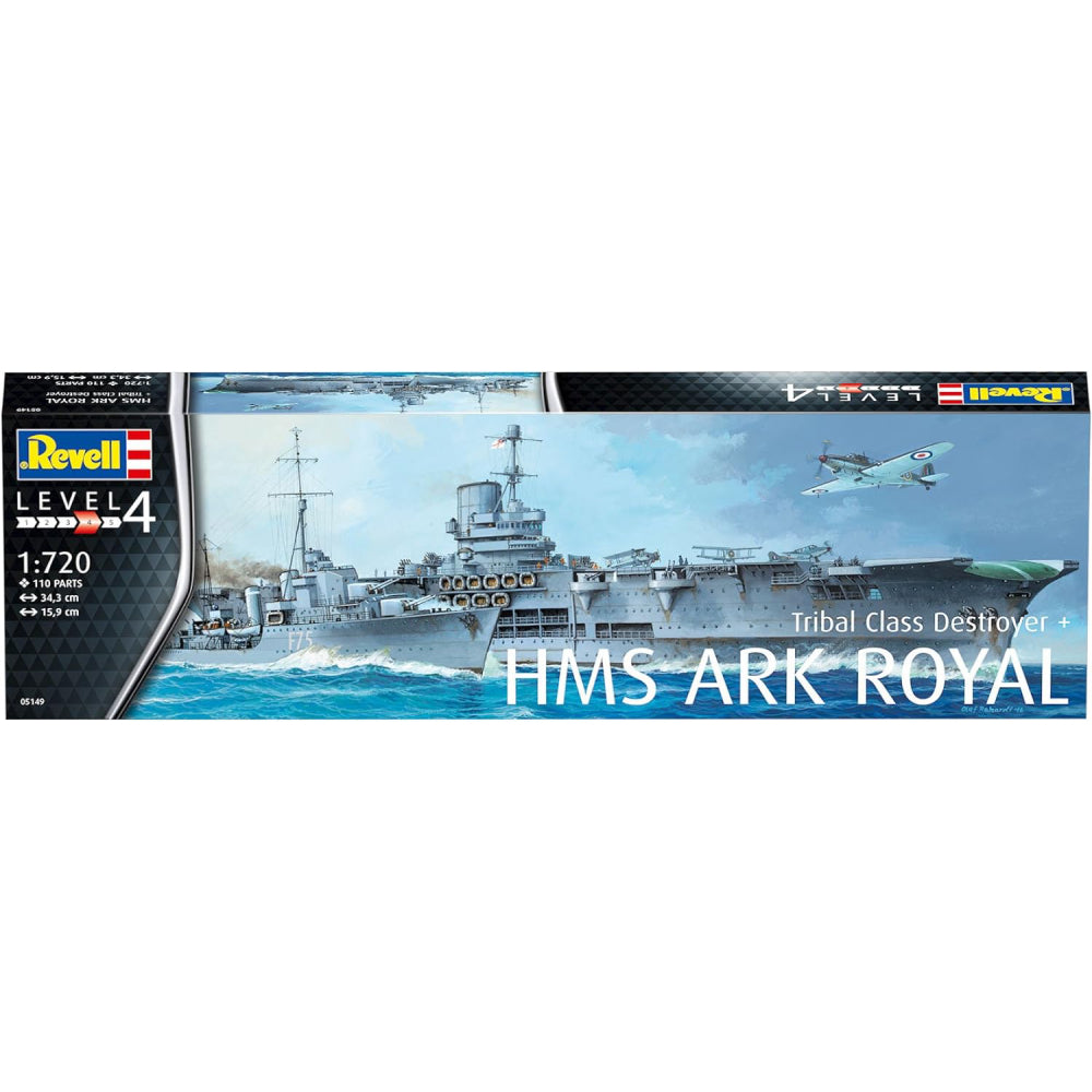 Set de Constructie Revell HMS Ark Royal & Tribal Class Destroyer - 1:720