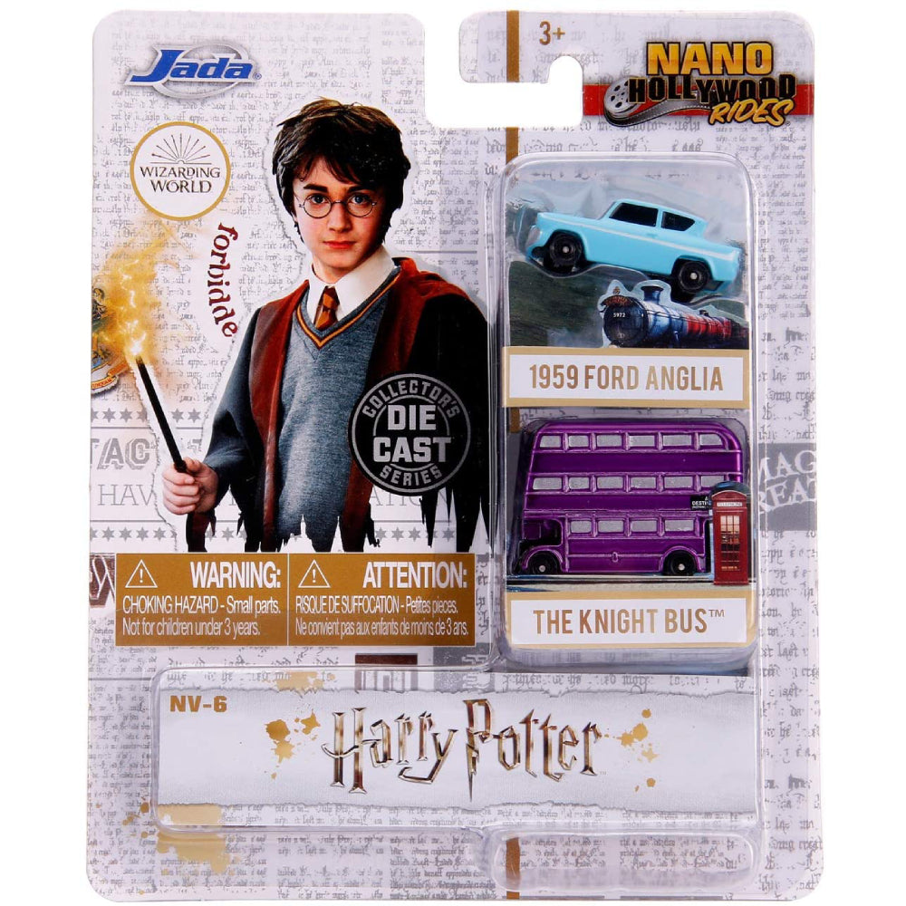 Set 2 Masinute Harry Potter 2 The Knight Bus si Ford Anglia 1959