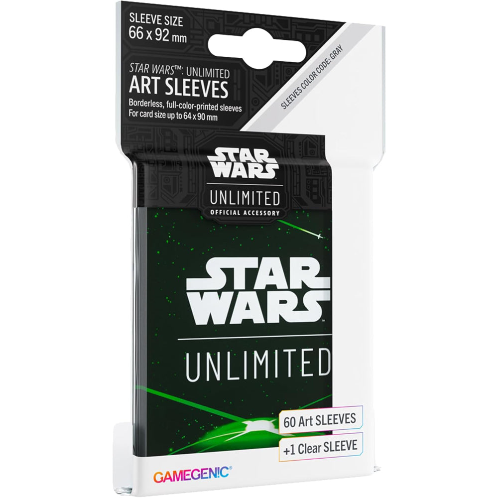 Sleeve-uri Gamegenic - Star Wars - Unlimited Art Sleeves - Card Back Green