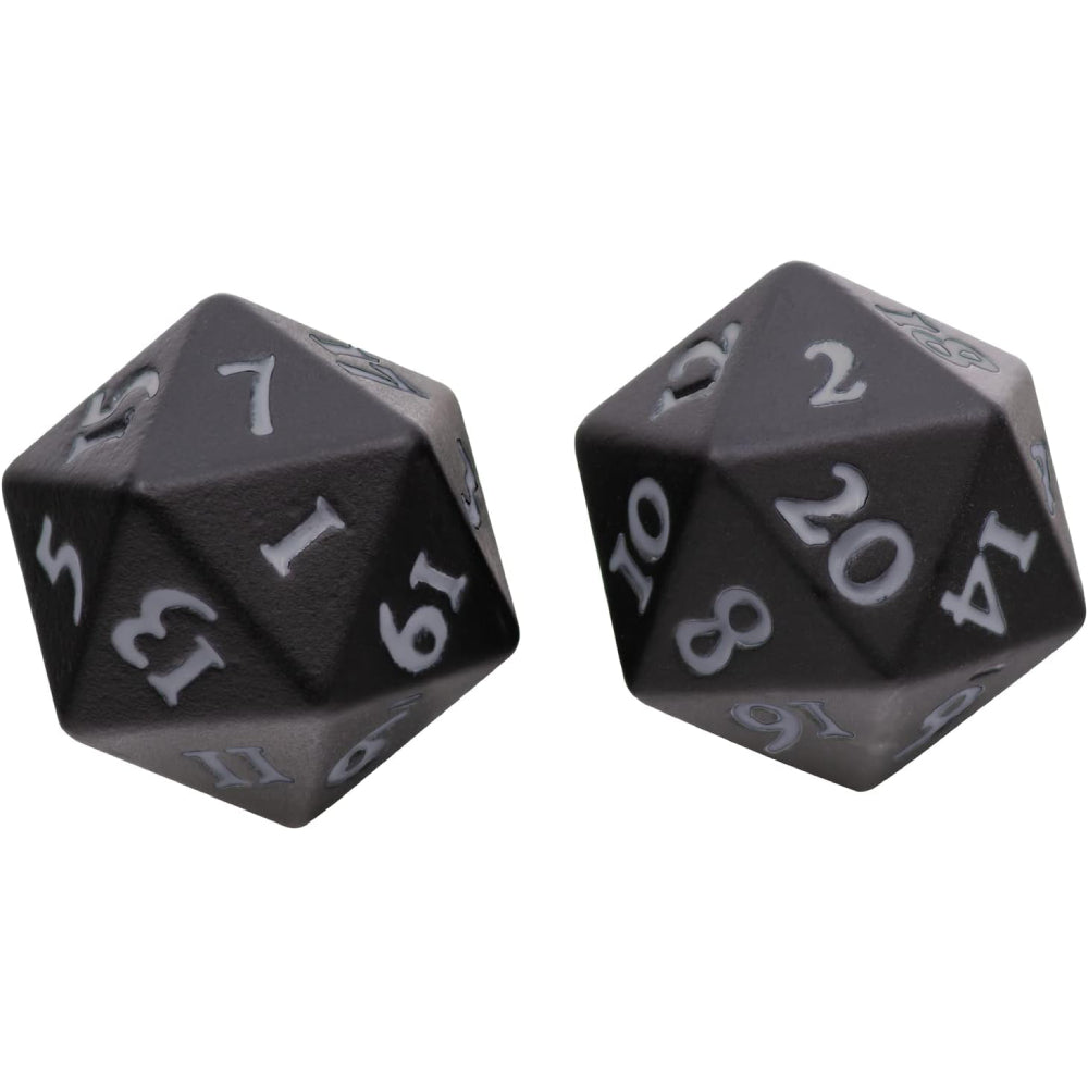 Set 2 Zaruri UP - Vivid Heavy Metal D20 - Negru