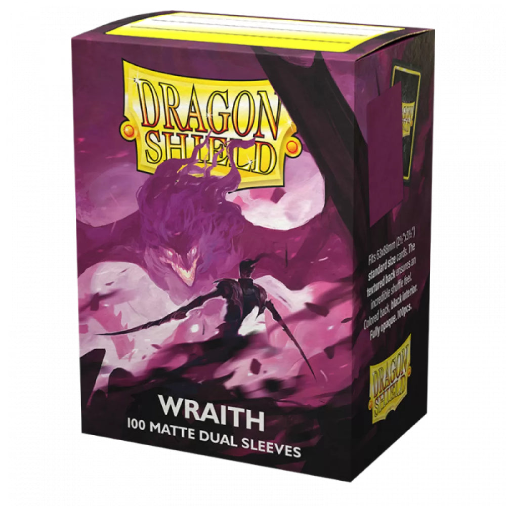 Sleeve-uri Dragon Shield Dual Matte Sleeves - Wraith \'Alaric, Chaos Wraith\' (100 Bucati)