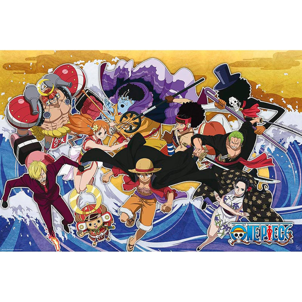 Poster Maxi One Piece - 91.5x61 - The Crew in Wano Country