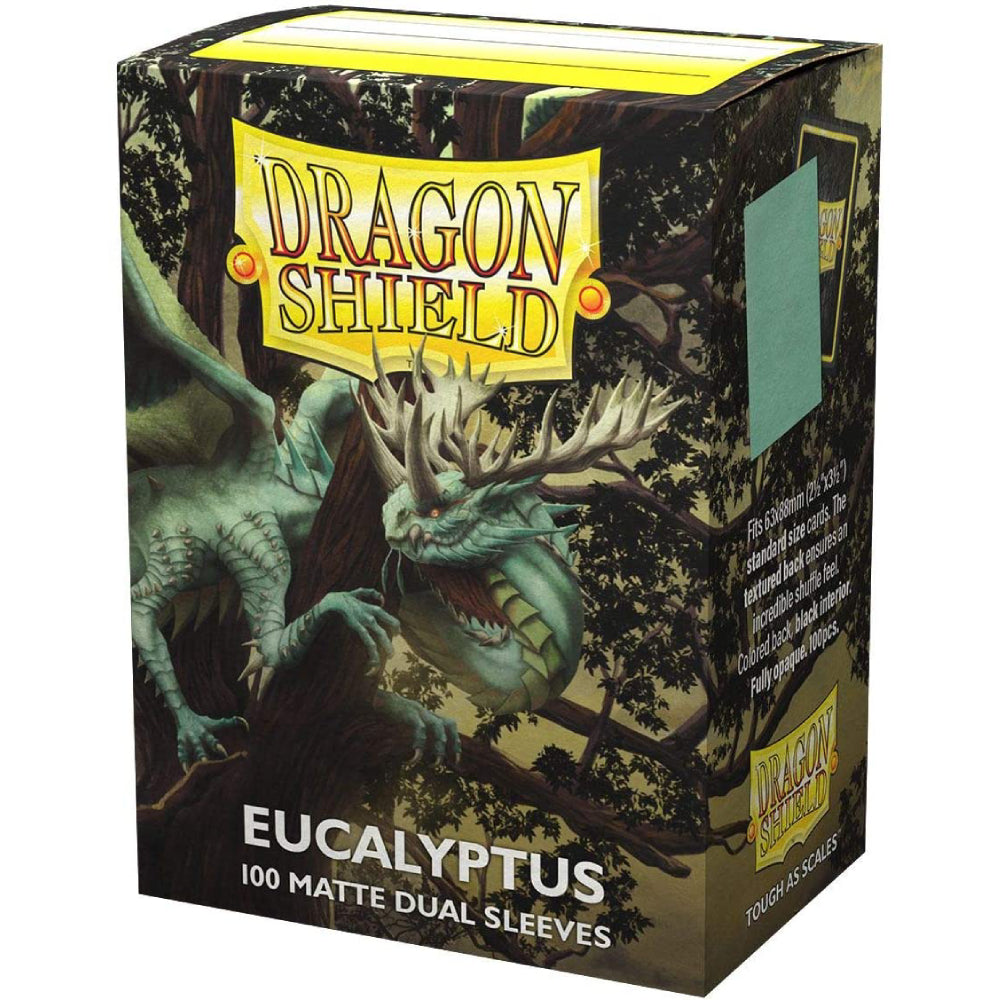 Sleeve-uri Dragon Shield Dual Matte Sleeves - Eucalyptus \'Lehel\' (100 Bucati)