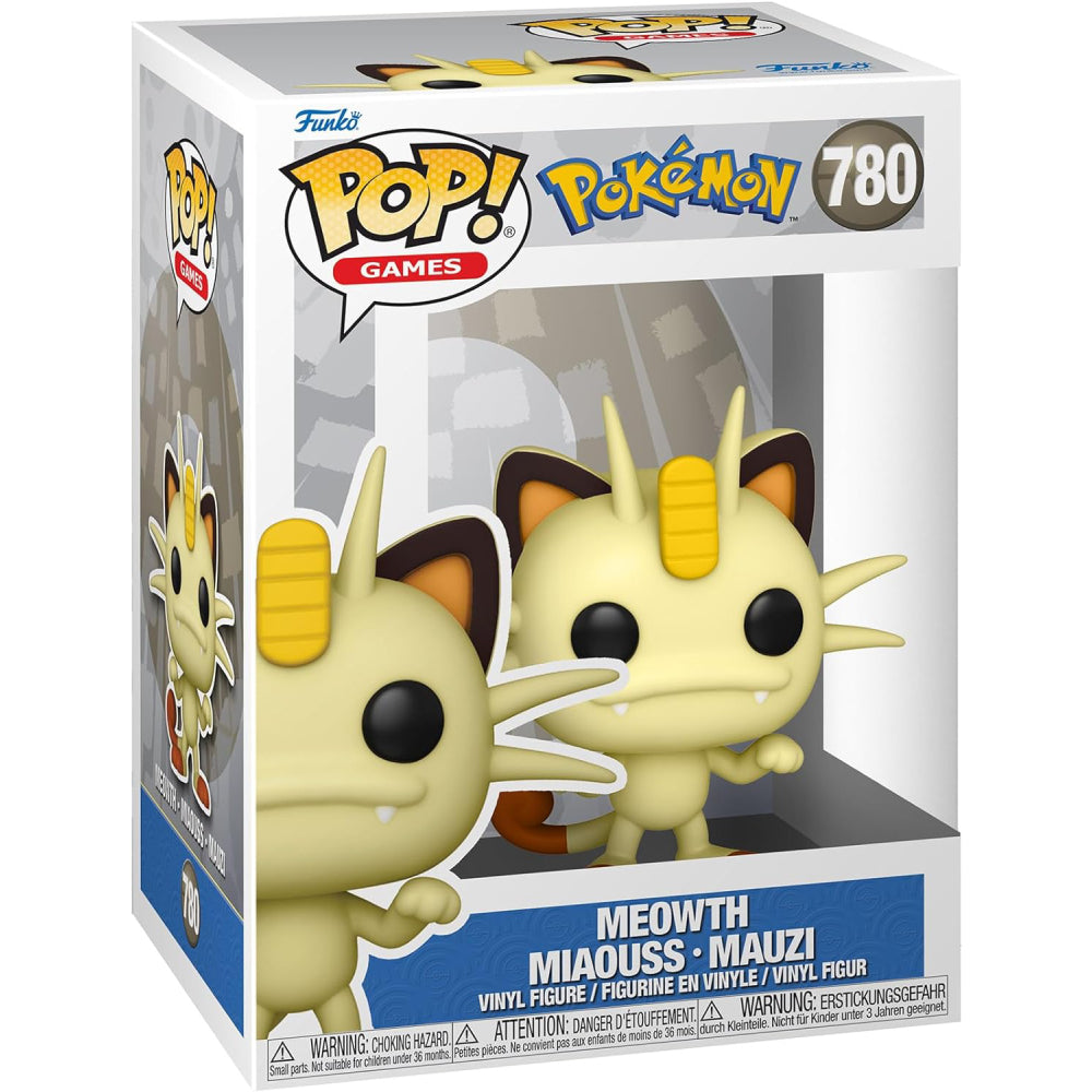 Figurina Funko POP Games Pokemon - Meowth (EMEA)