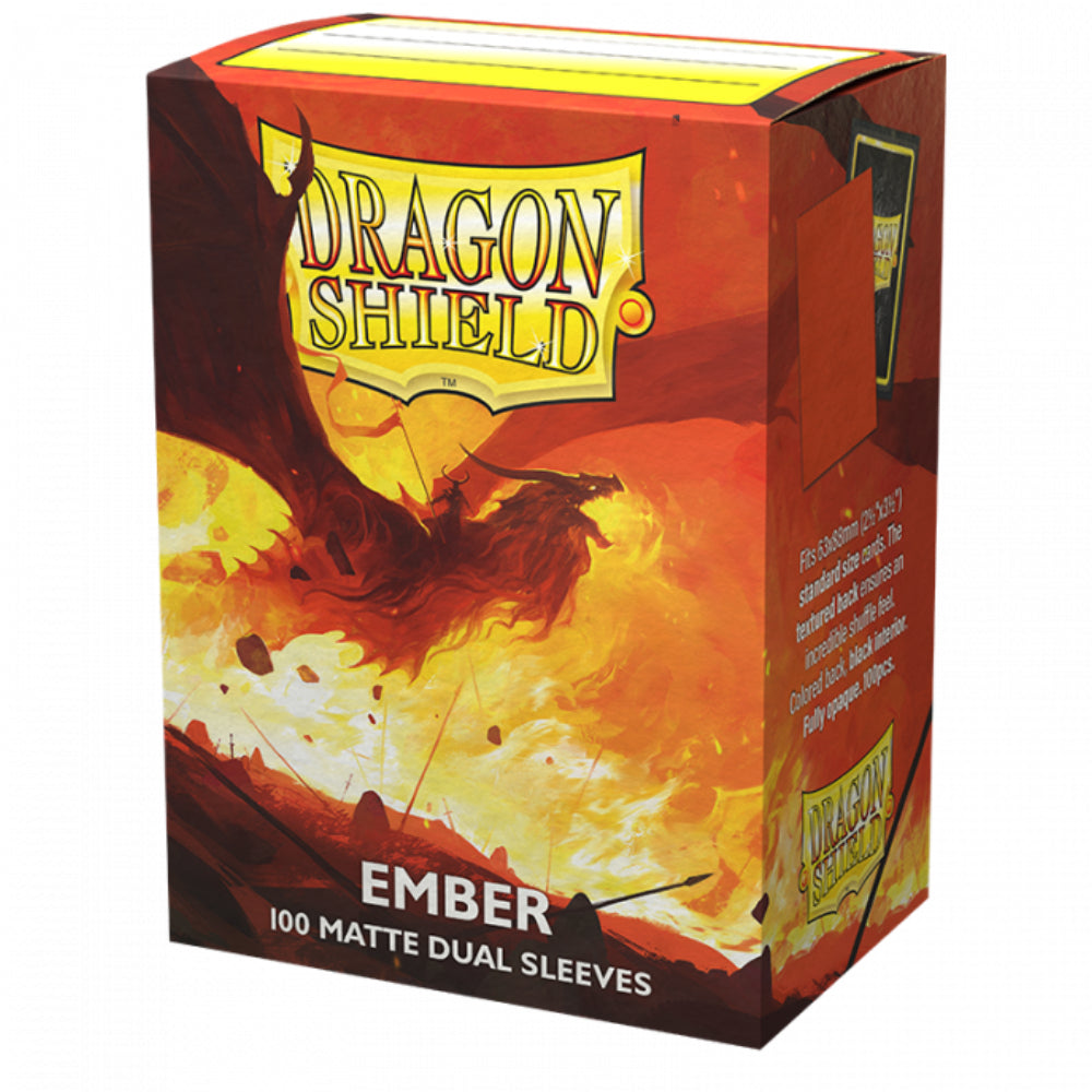 Sleeve-uri Dragon Shield Dual Matte Sleeves - Ember \'Alaric, Revolution Kindler\' (100 Bucati)
