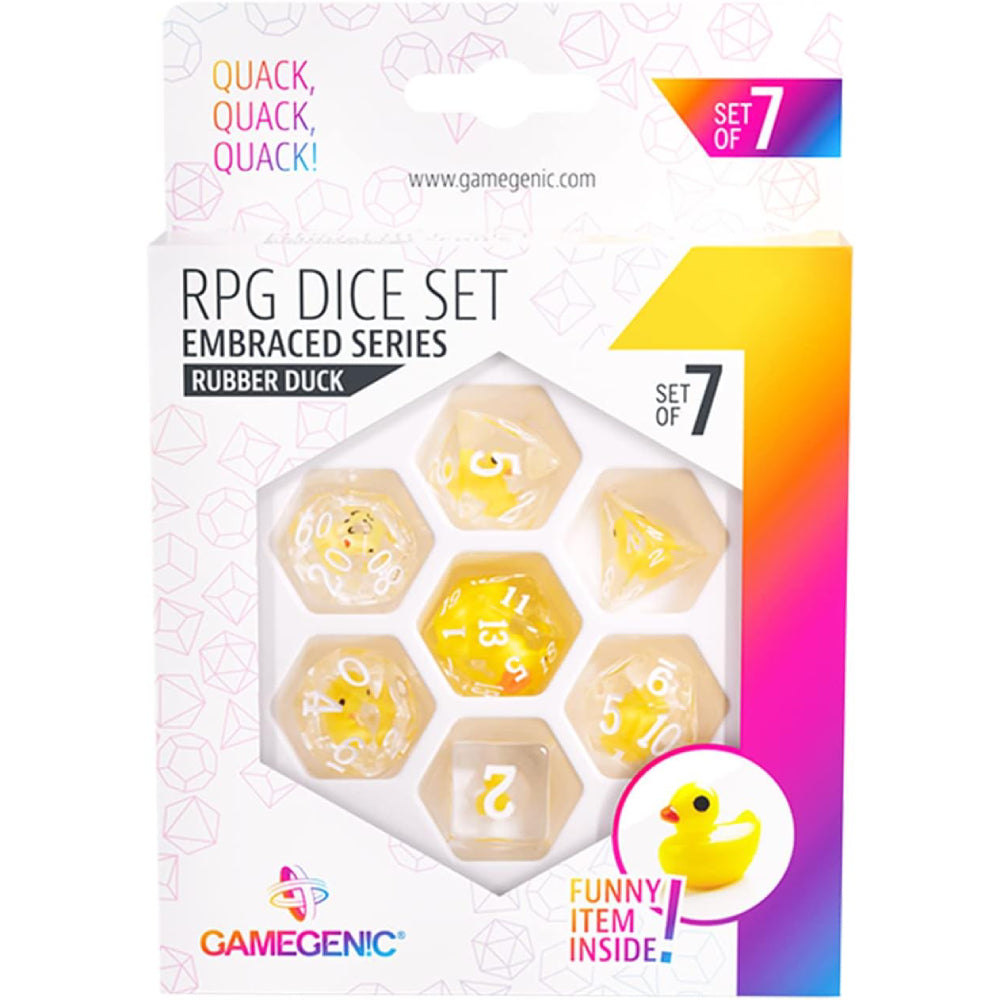 Set 7 Zaruri Gamegenic - Embraced Series - Rubber Duck - RPG