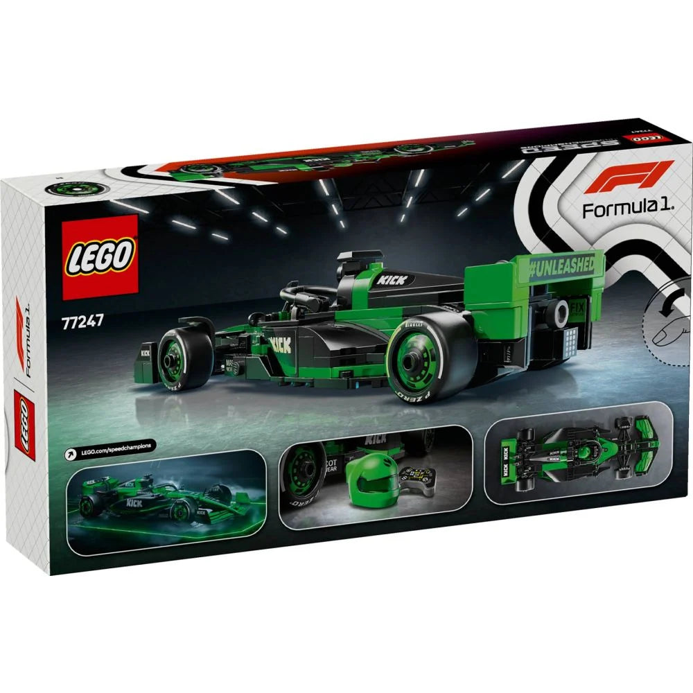 Lego Speed Champions Masina de Curse KICK Sauber F1 Team C44 (77247) - 3 | YEO