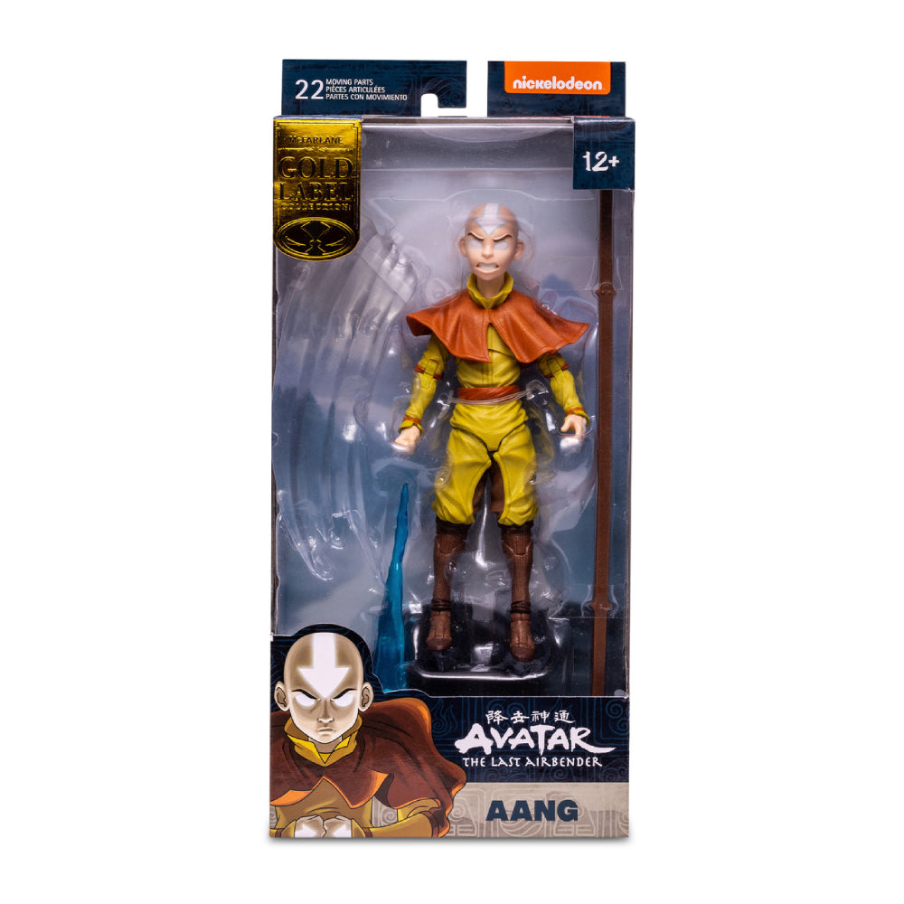Figurina Articulata Avatar The Last Airbender Aang Avatar State (Gold Label) 18 cm