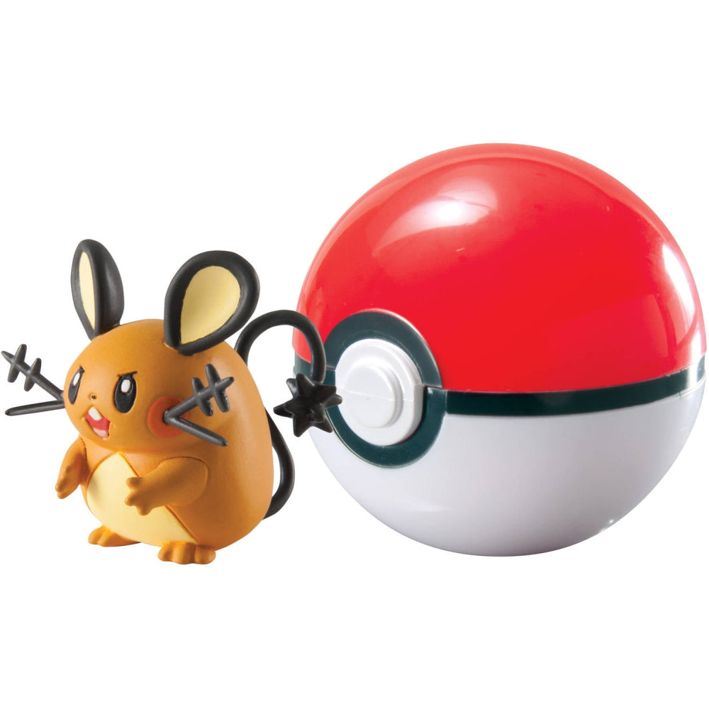 Set Figurine Clip n Go Pokemon - Dedenne & Love Ball