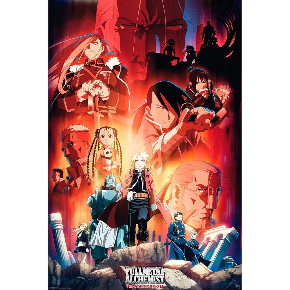 Poster Maxi Fullmetal Alchemist - 91.5x61 - Key Art
