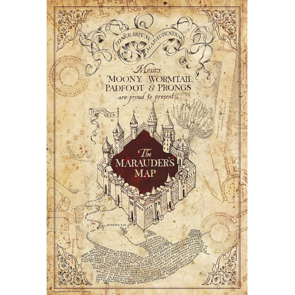 Poster Maxi Harry Potter - 91.5x61 - Maurauder's Map