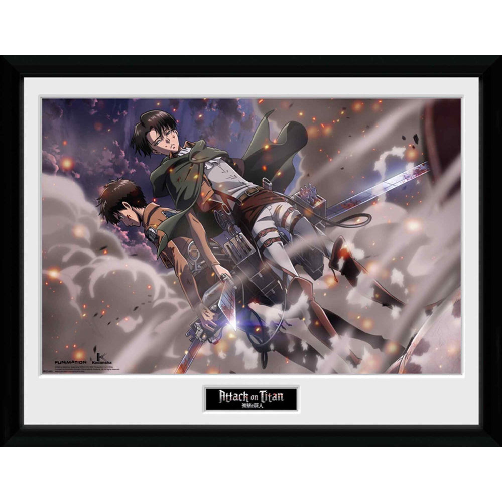 Poster cu Rama Attack On Titan - Smoke Blast (30x40)