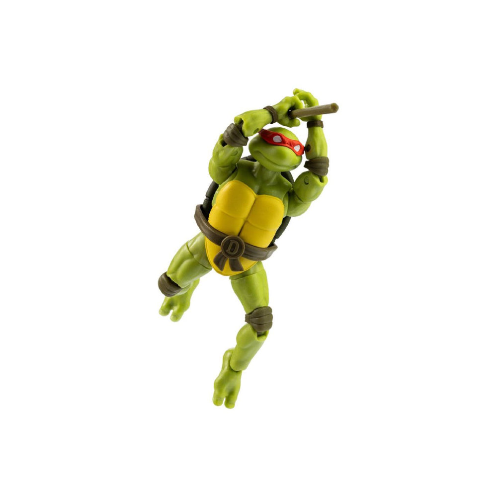 Figurina Articulata si Comic Book Teenage Mutant Ninja Turtles BST AXN x IDW Donatello Exclusive 13 cm