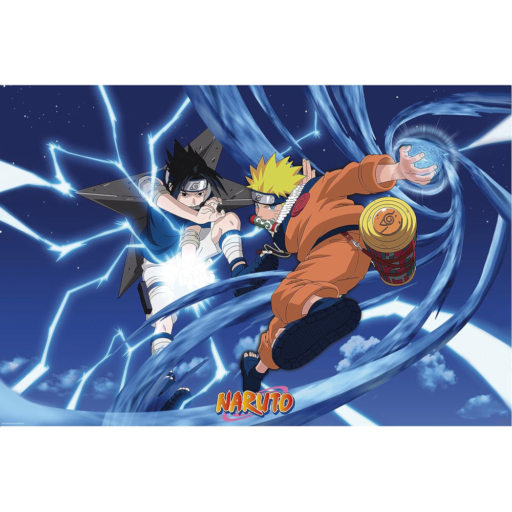 Poster Maxi Naruto - 91.5x61 - Naruto & Sasuke