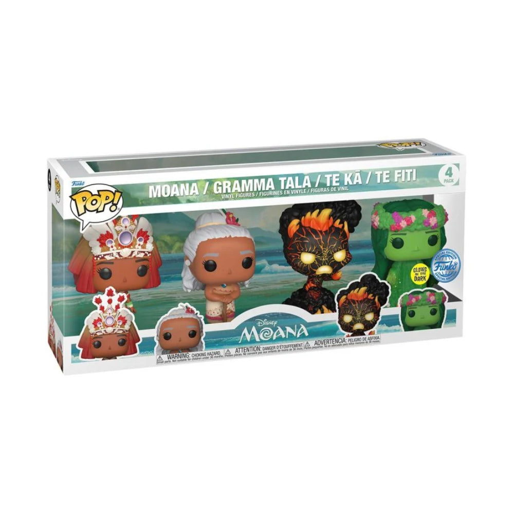 Set 4 Figurine Funko POP Disney Moana (GW)