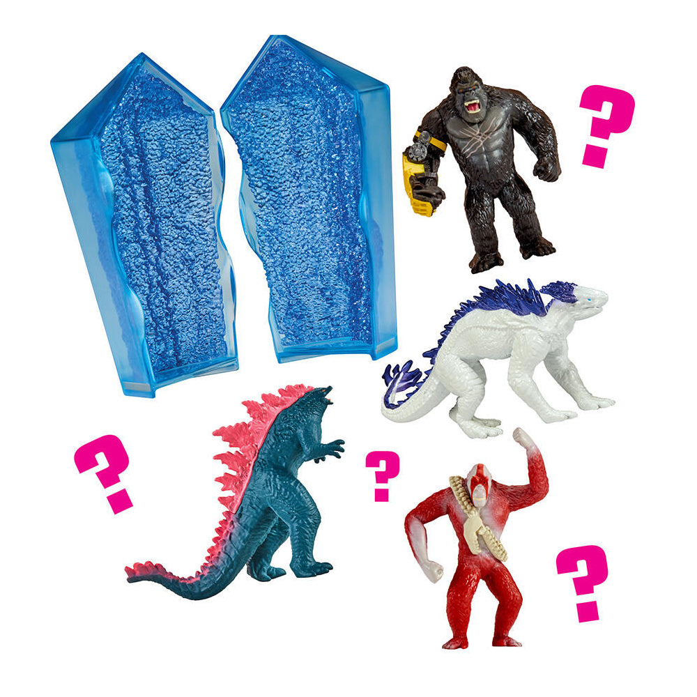 Figurina Godzilla x Kong The New Empire Blind Box Crystal Monster Reveal 5 cm