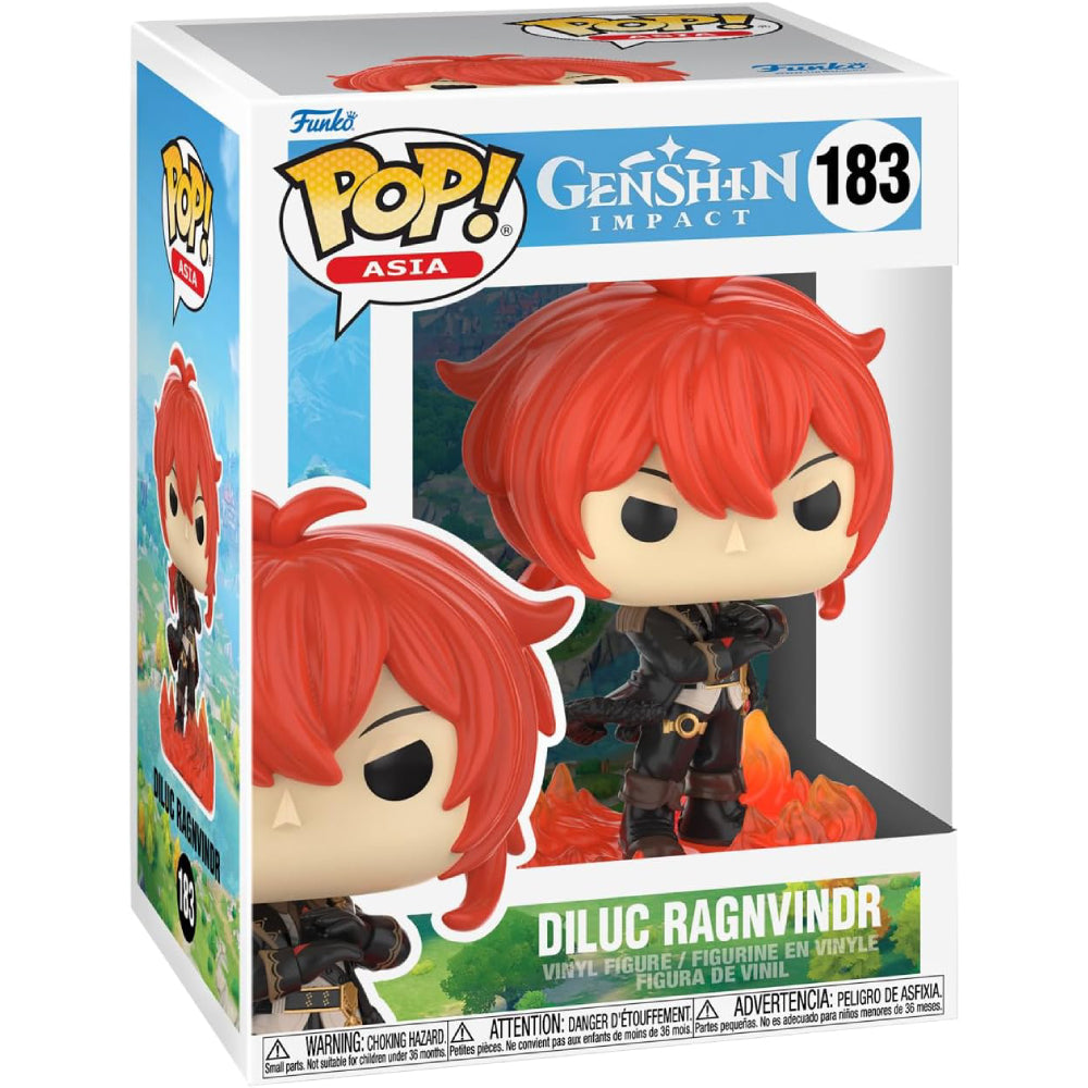 Figurina Funko POP Games Genshin Impact S2 - Diluc Ragnvindr