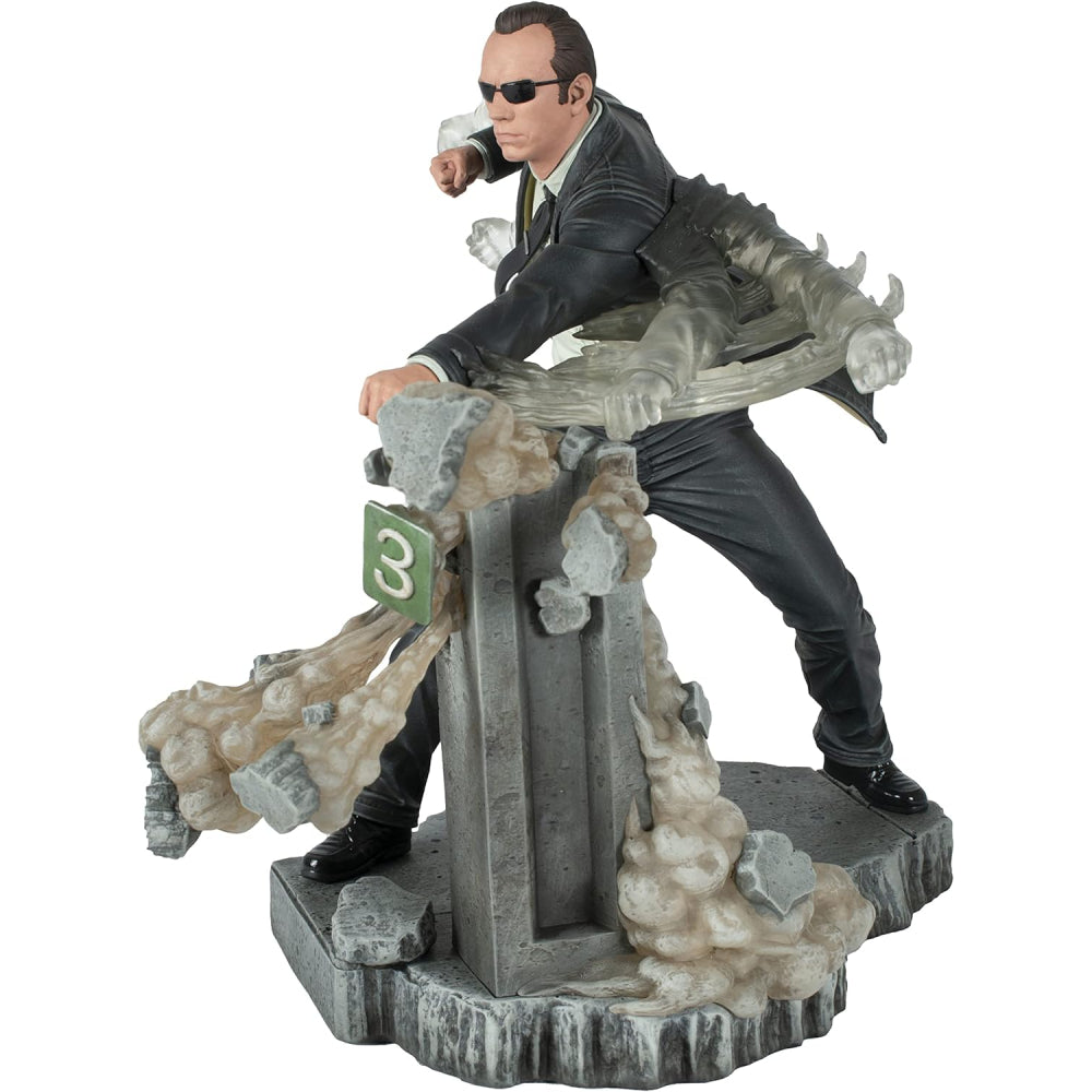 Figurina The Matrix Gallery PVC Agent Smith 25 cm