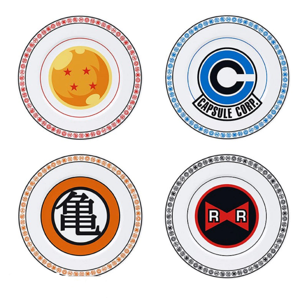 Set 4 Farfurii Dragon Ball - Emblems