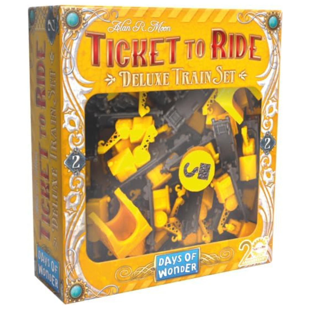 Ticket to Ride, Set Accesorii Editie Deluxe Aniversara 20 ani - Galben