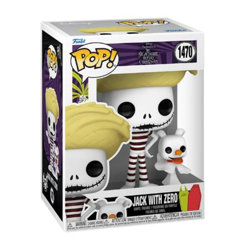 Figurina Funko POP&Buddy TNBC - Jack with Zero (Beach)