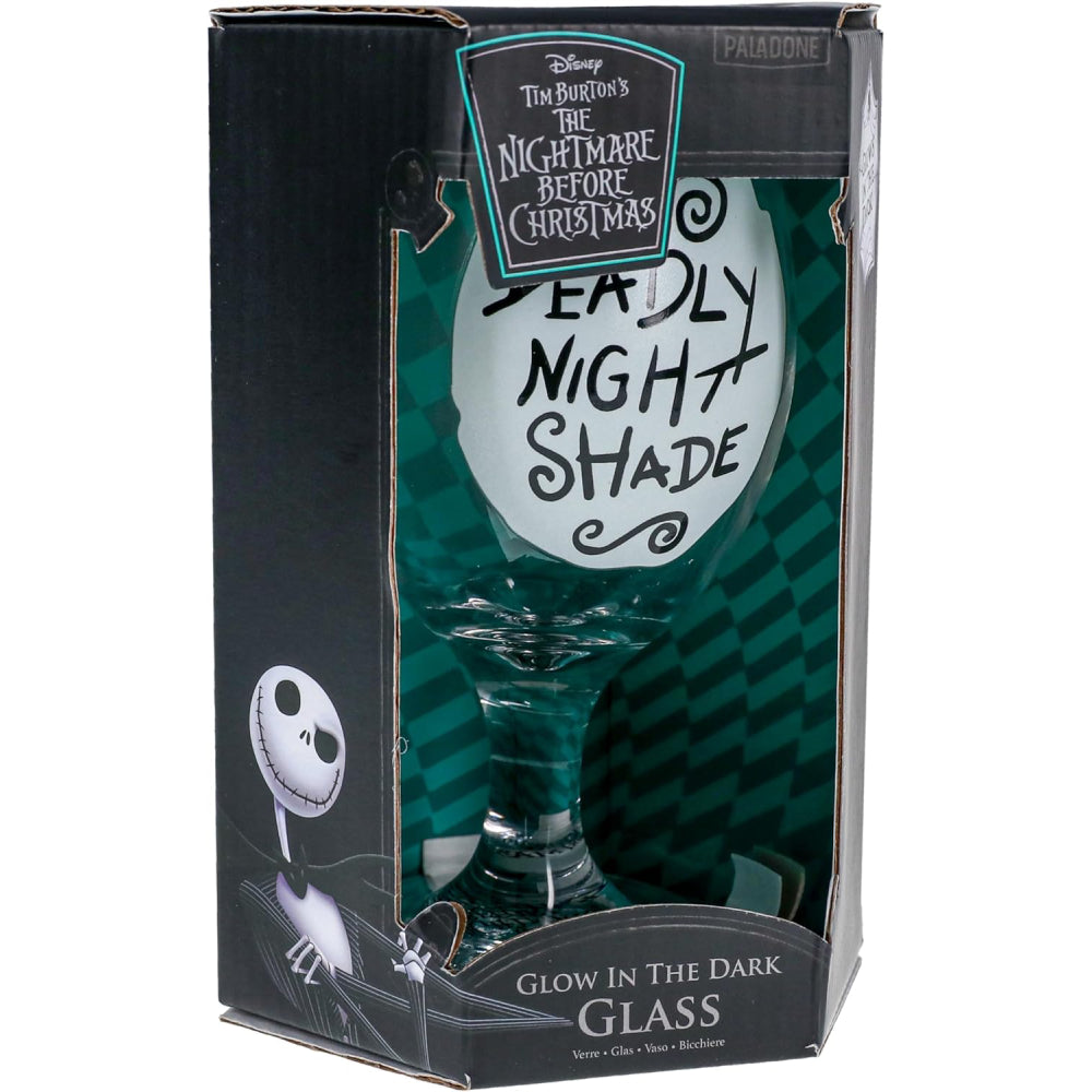 Pahar cu Picior Disney Nightmare Before Christmas Glow In The Dark