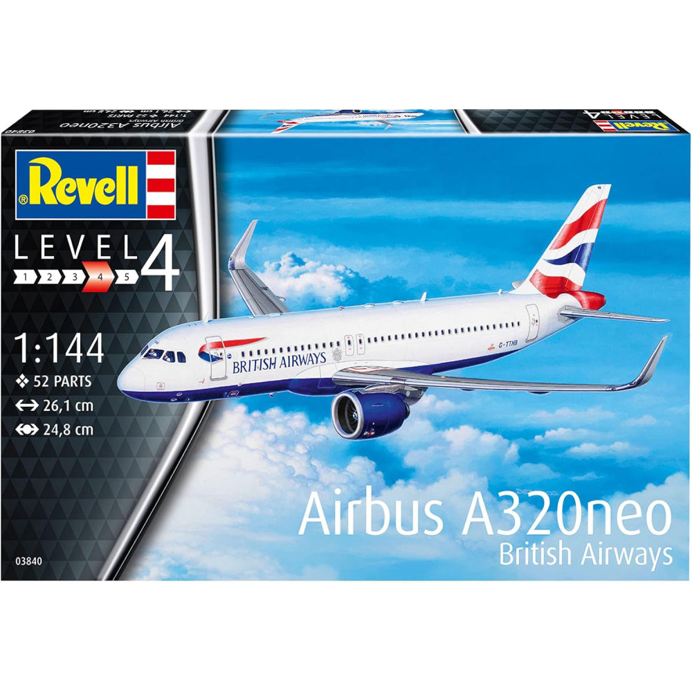Set de Constructie Revell Airbus A320 neo British Airways - 1:144