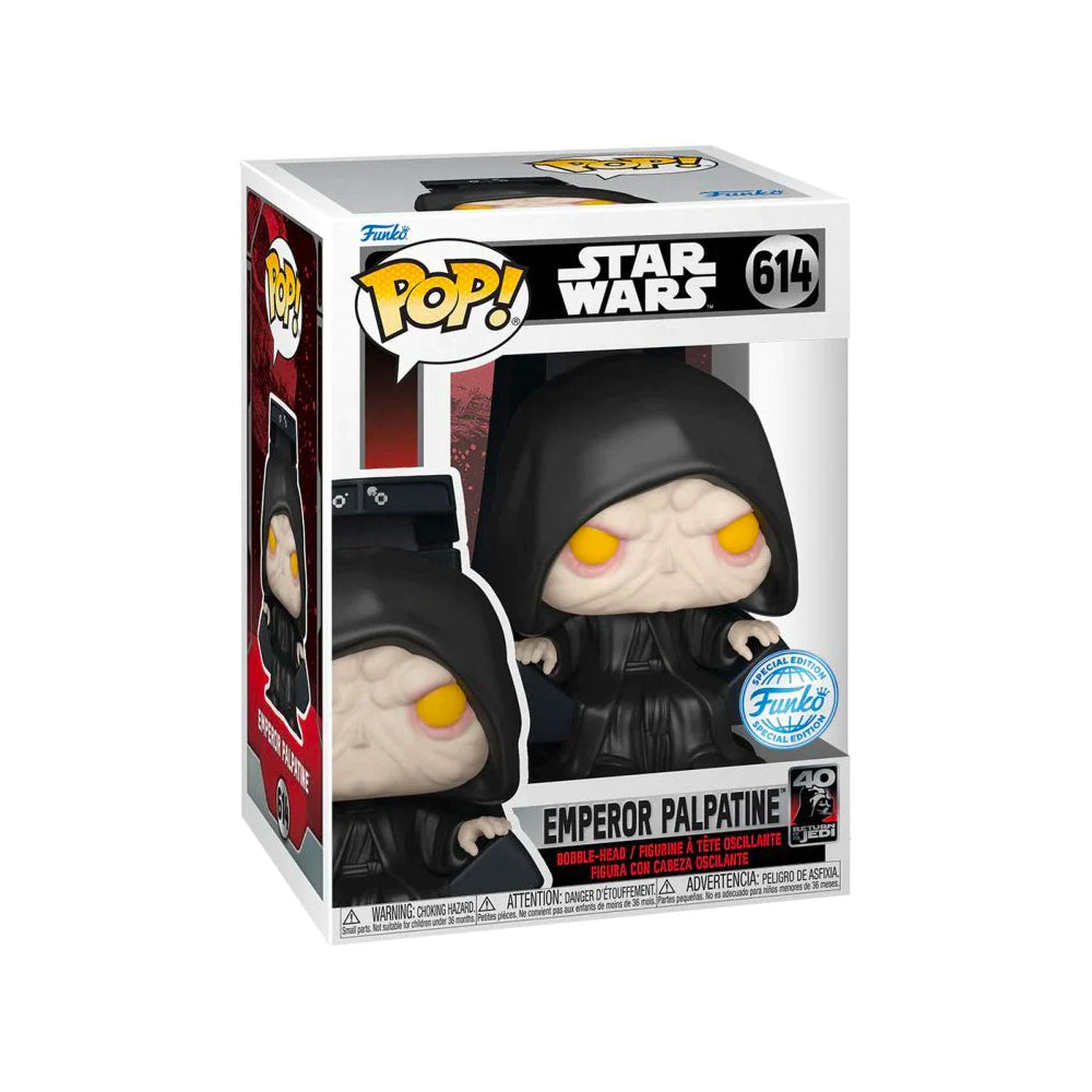 Figurina Funko POP Star Wars RotJ 40th - Emperor Spectating