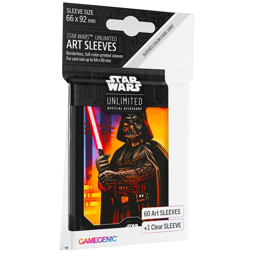 Sleeve-uri Gamegenic - Star Wars - Unlimited Art Sleeves - Darth Vader