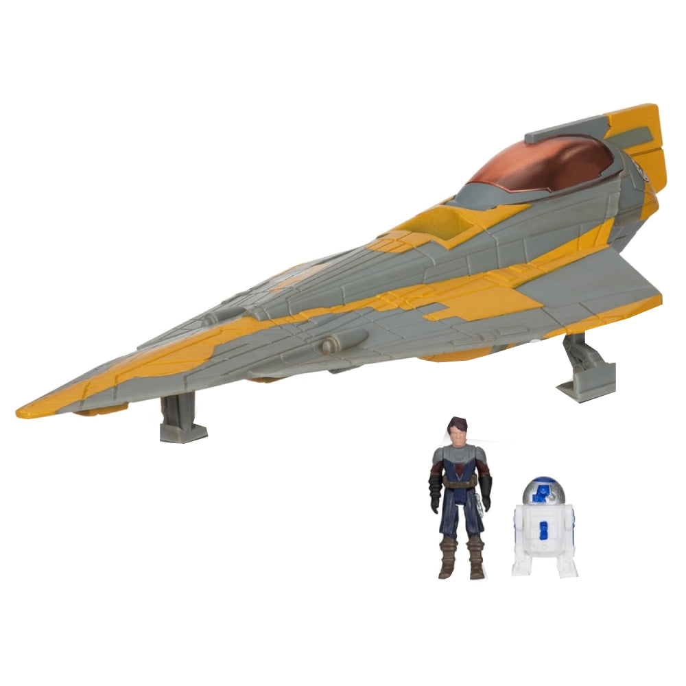 Star Wars Micro Galaxy Squadron Vehicles - Anakin Skywalkers\'s Jedi Starfighter 13 cm