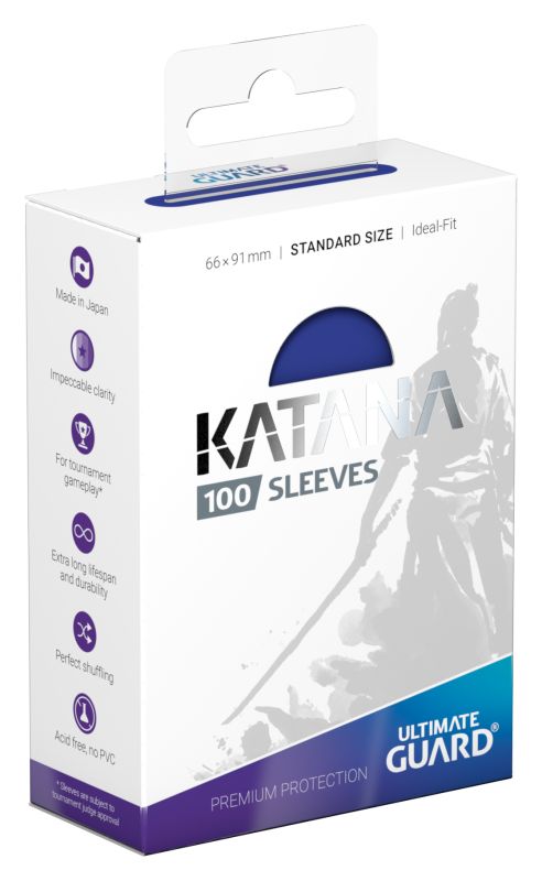 Ultimate Guard - Katana Sleeves Standard Size (100) - Albastru