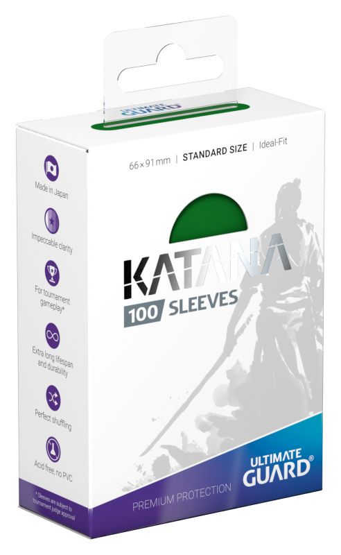 Ultimate Guard - Katana Sleeves Standard Size (100) - Verde