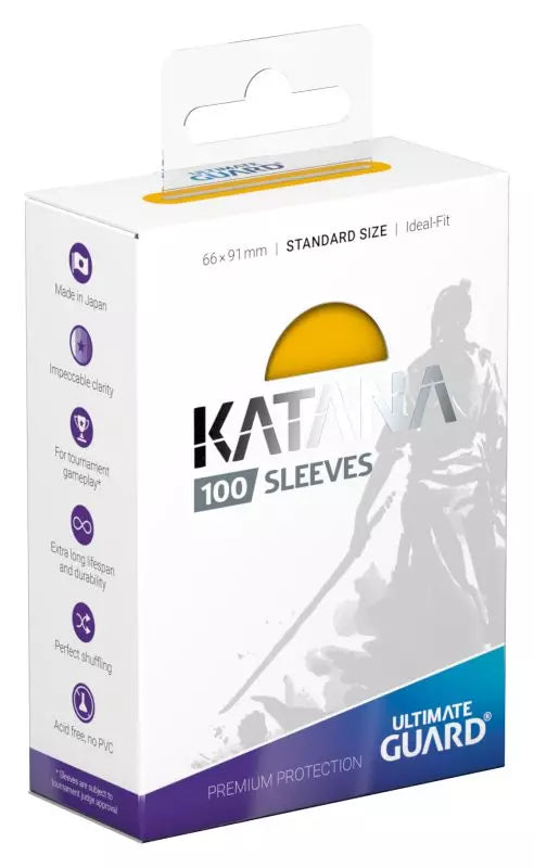 Ultimate Guard - Katana Sleeves Standard Size (100) - Galben